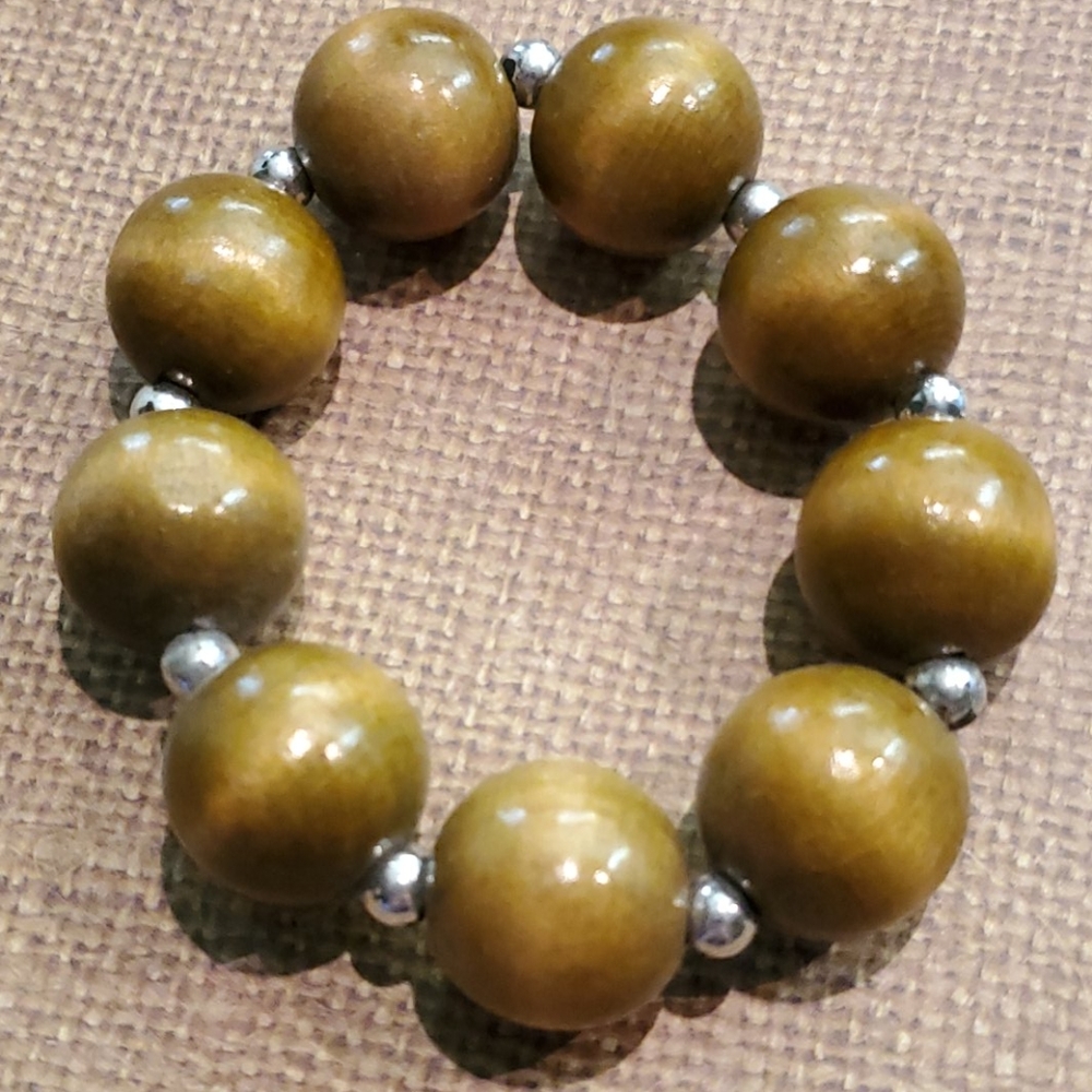 Wood Stretch Bracelet